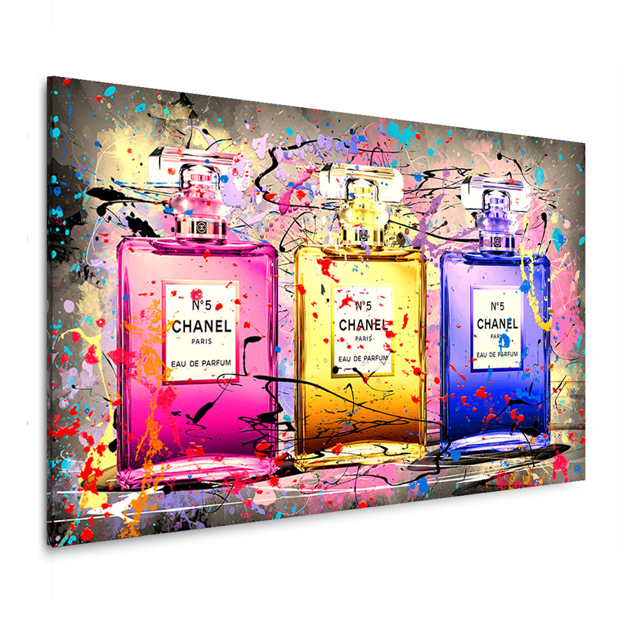 Chanel Wandbild Abstrakt