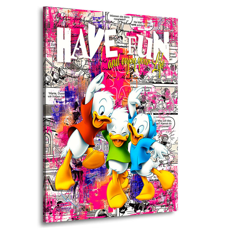 Pop Art Comic Wandbild Have Fun