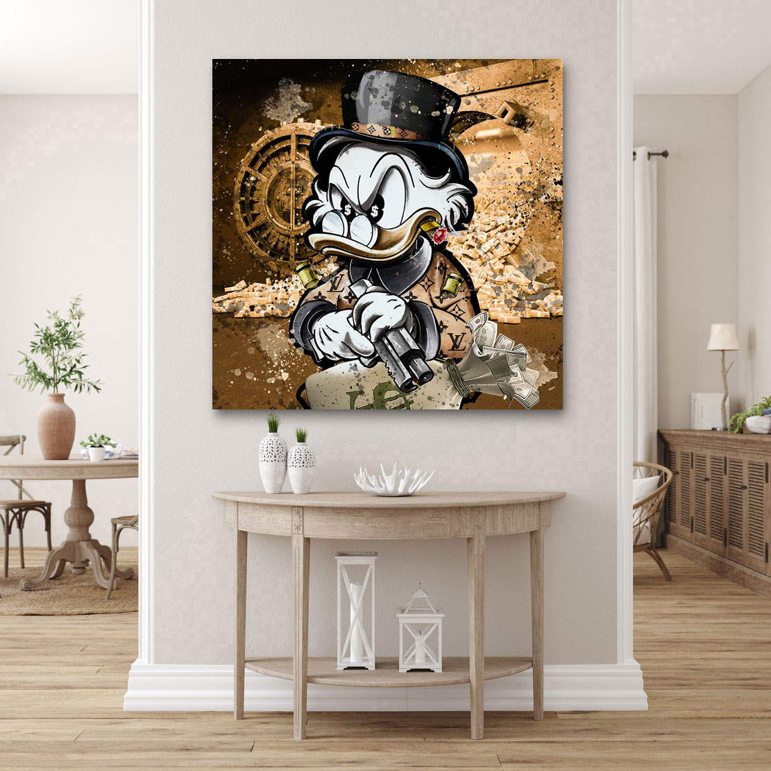 Leinwandbild Dagobert Money Tresor