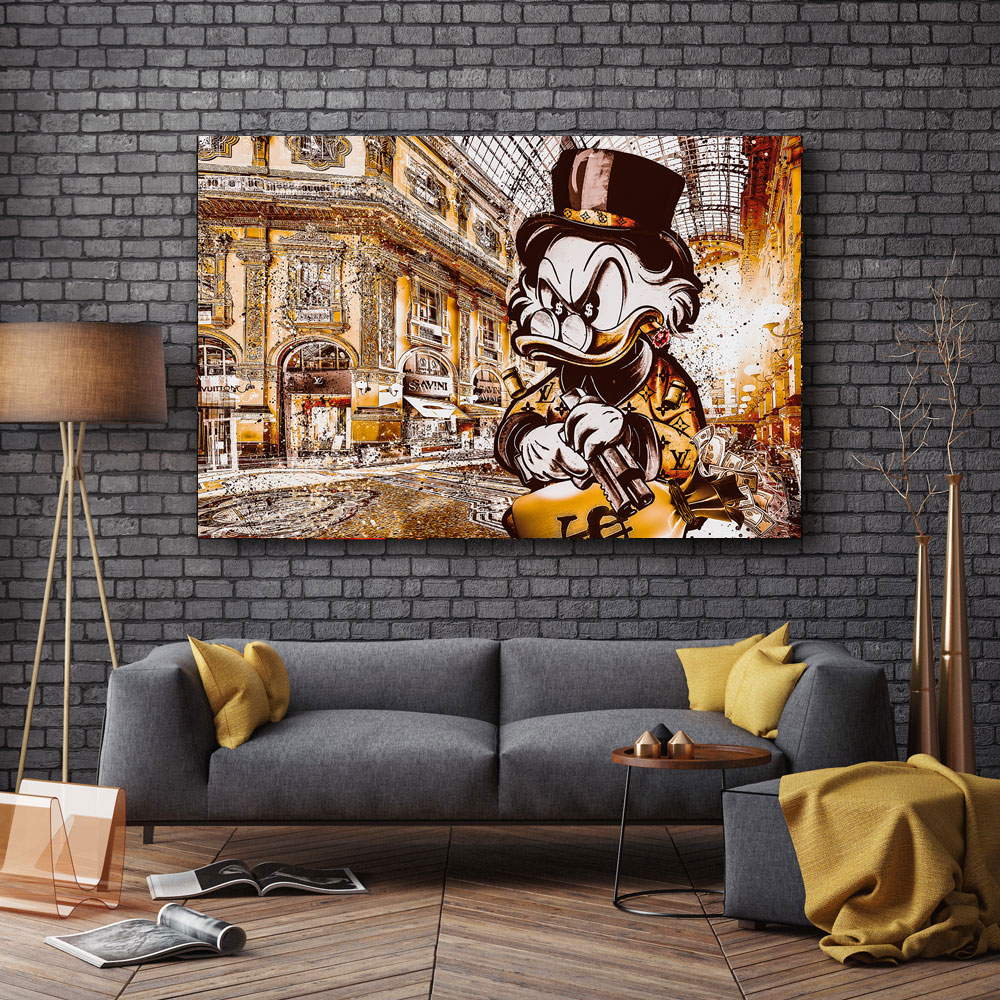 Leinwandbild Dagobert Shopping Mall Vintage Style