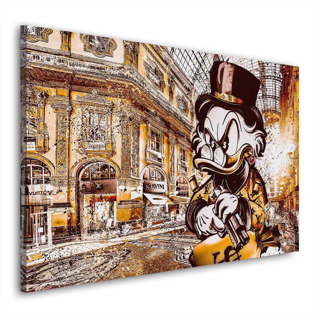 Leinwandbild Dagobert Shopping Mall Vintage Style