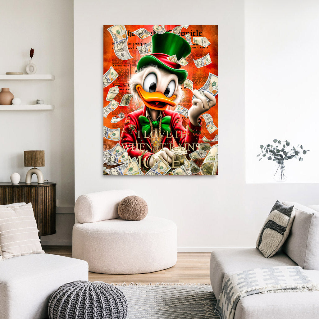 Dagobert Mone Rain Wandbild