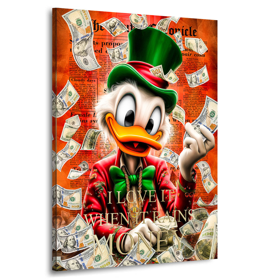 Dagobert Mone Rain Wandbild