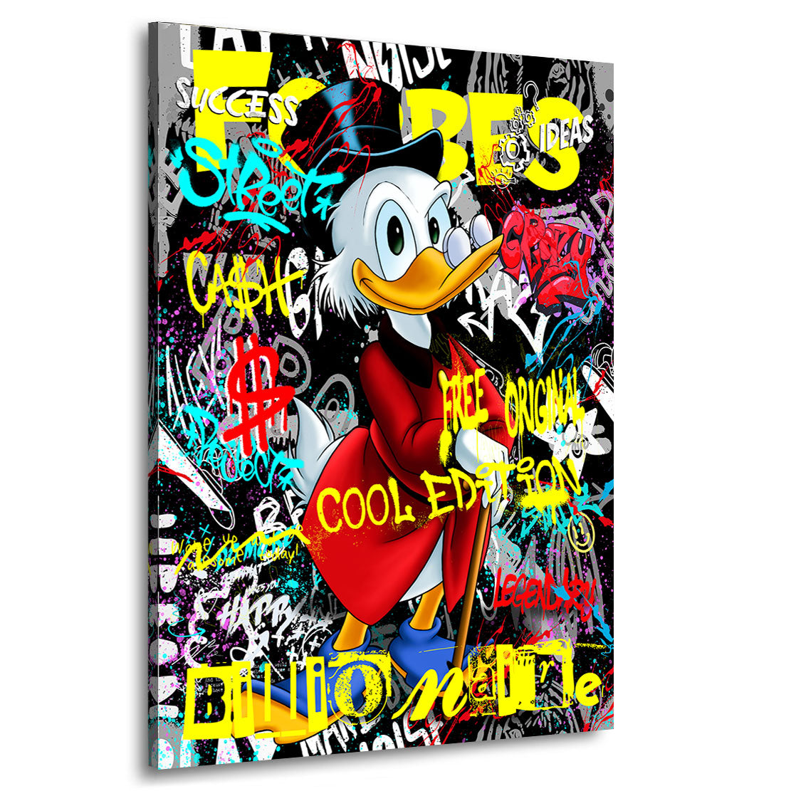 Pop Art Wandbild Dagobert Billionaire