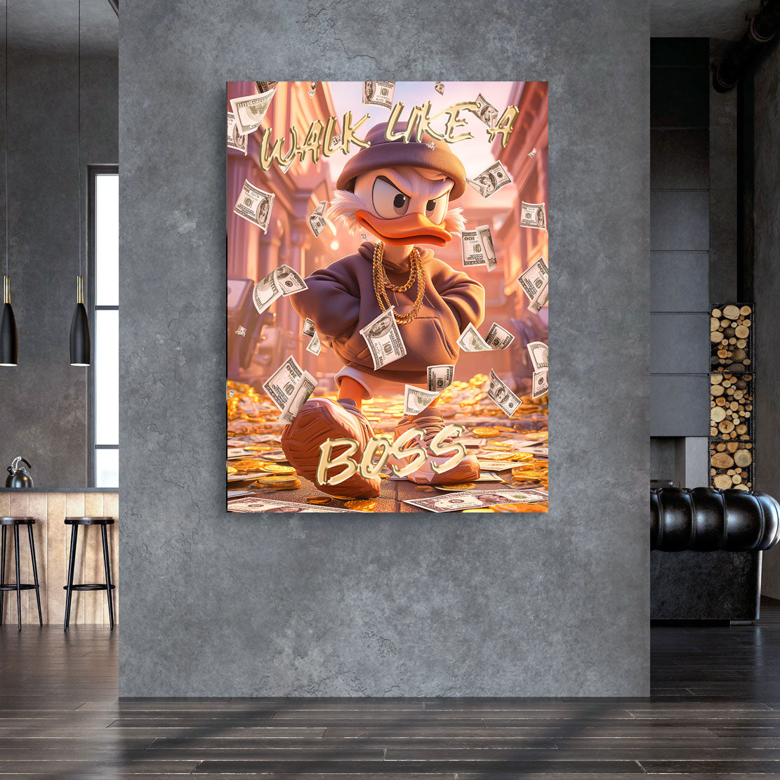 Dagobert Money Empire Wandbild