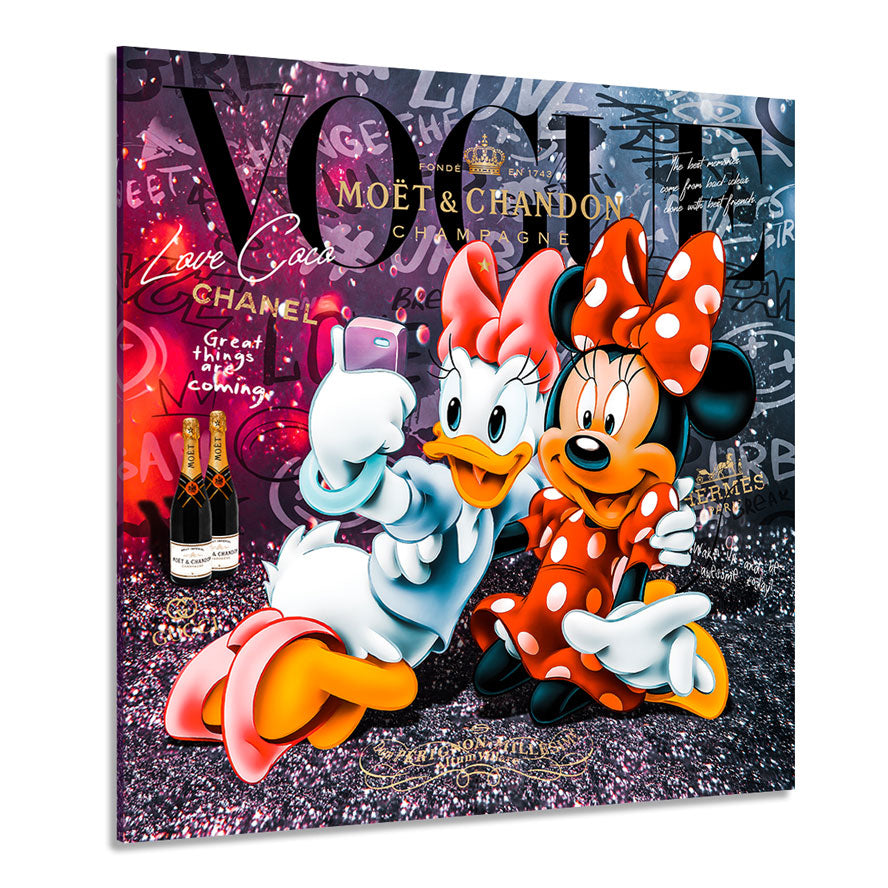 Leinwandbild Daisy & Minnie Vogue
