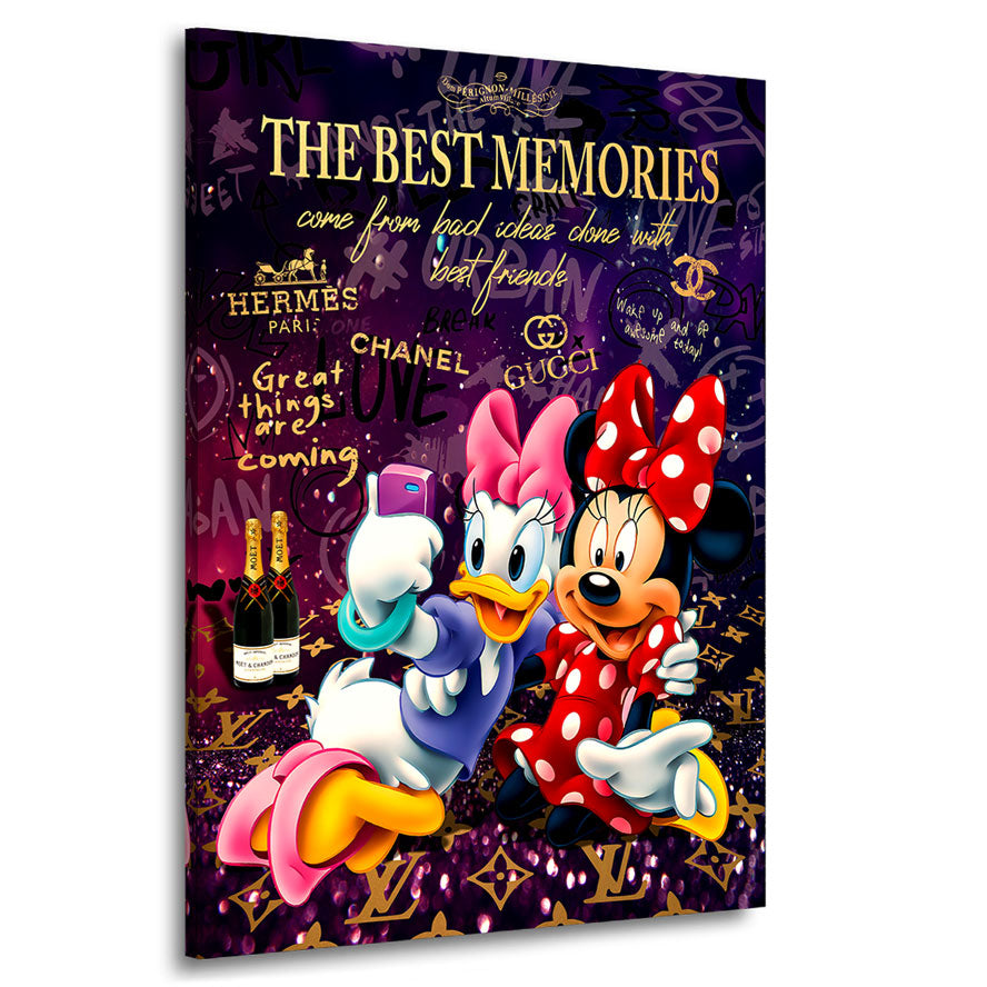 Lifestyle Leinwandbild Daisy & Minnie Friends