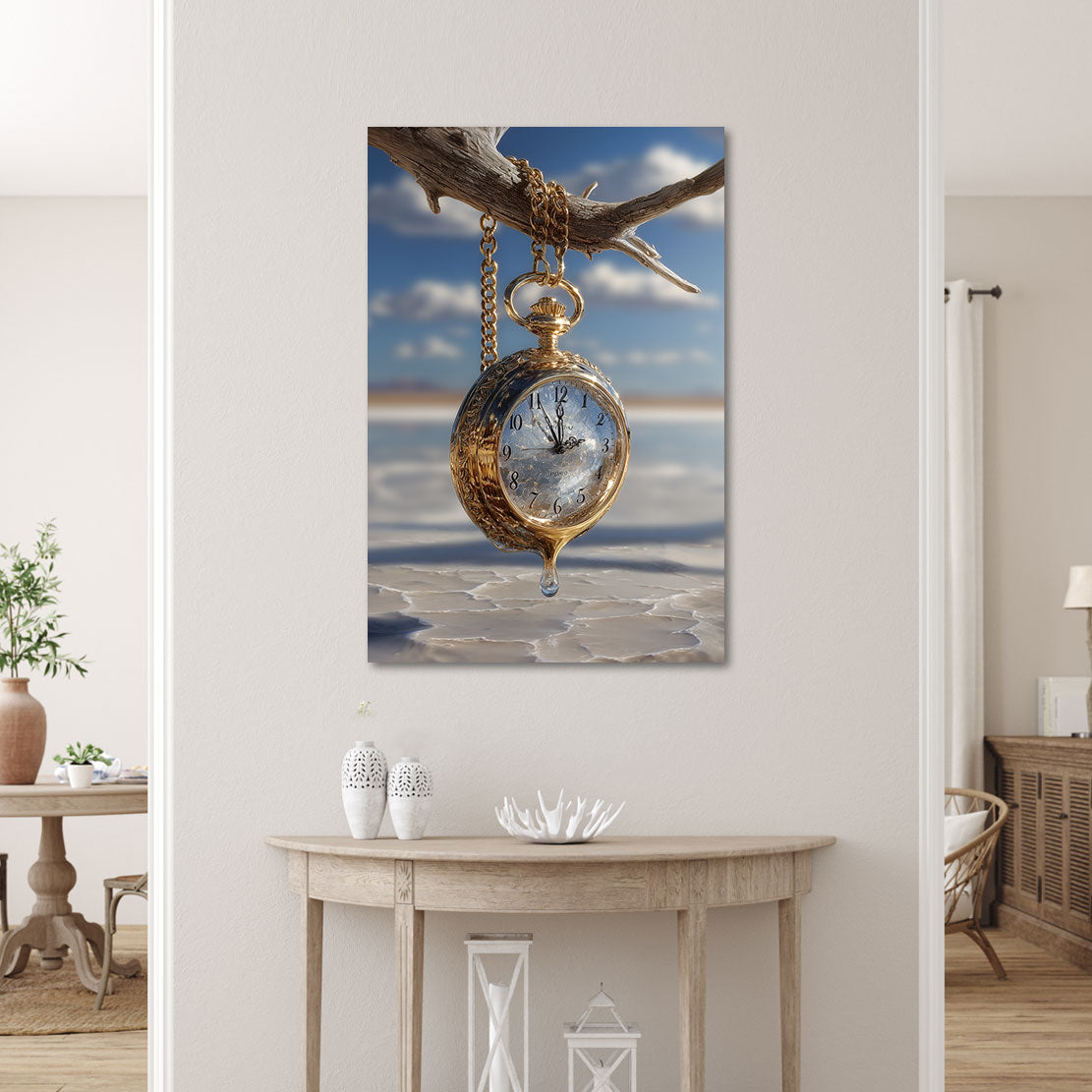 It's Time Dali Style Wandbild