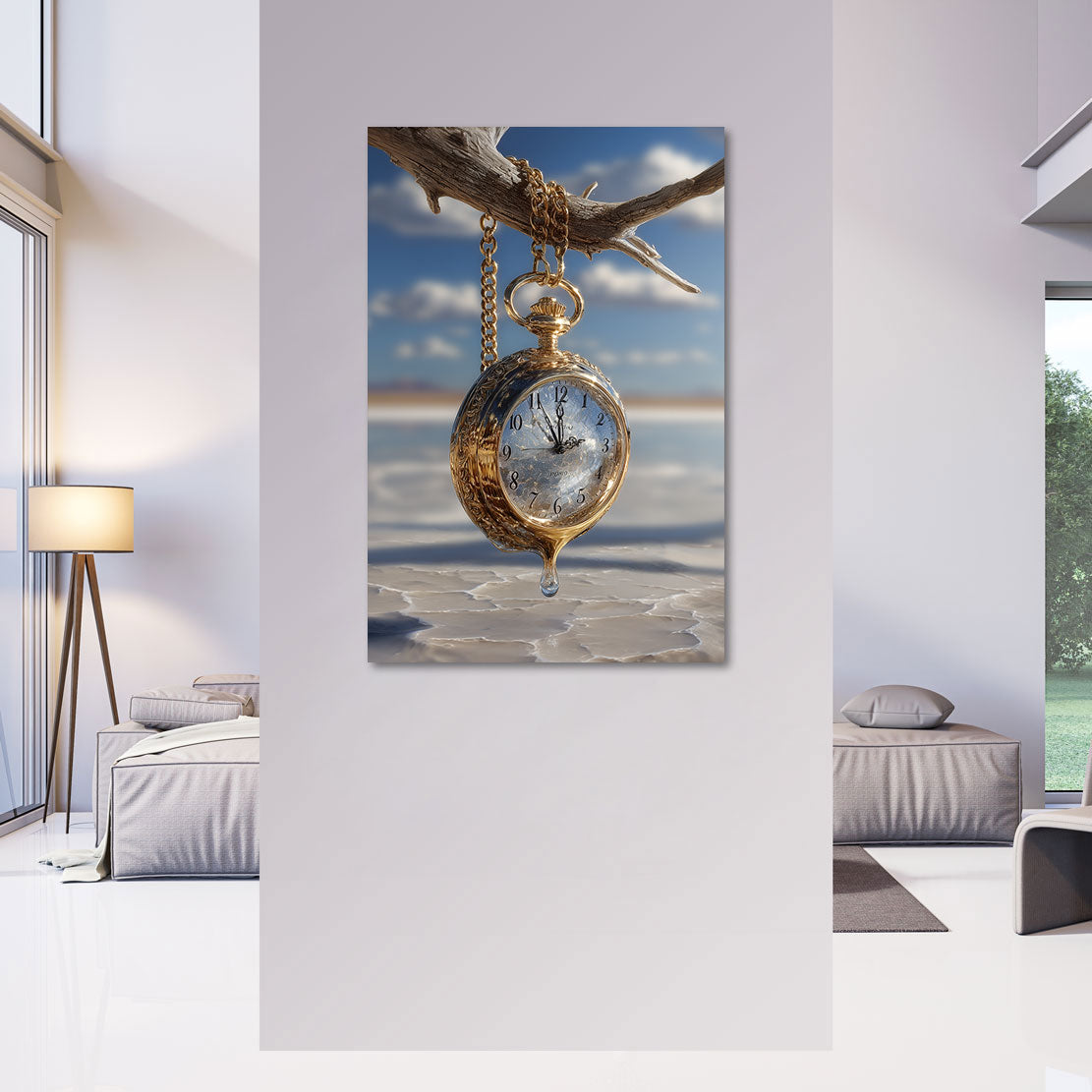 It's Time Dali Style Wandbild