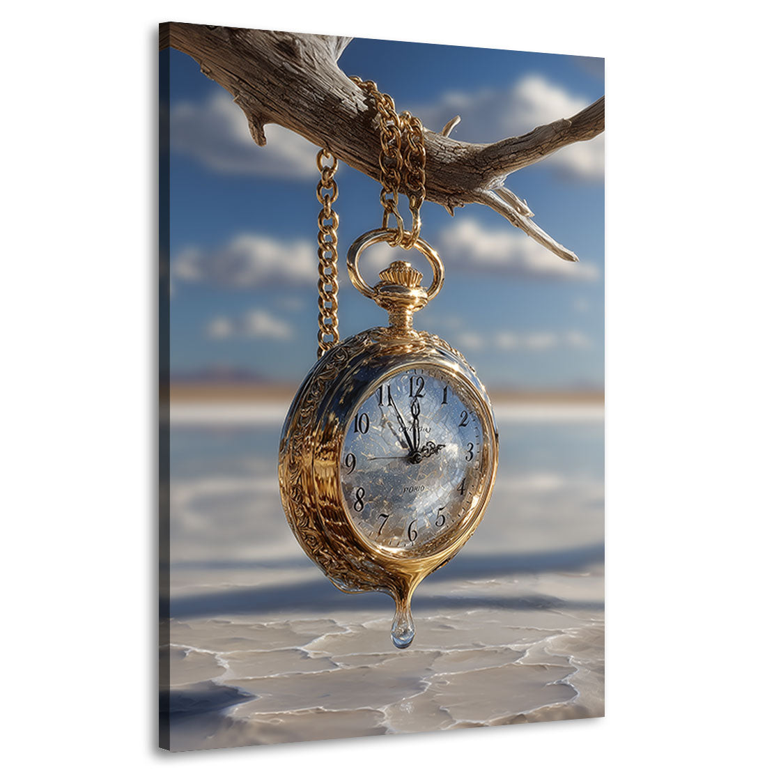 It's Time Dali Style Wandbild