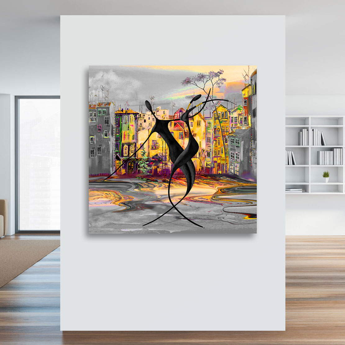 Wandbild Leinwandbild Dancing in the Street Modern