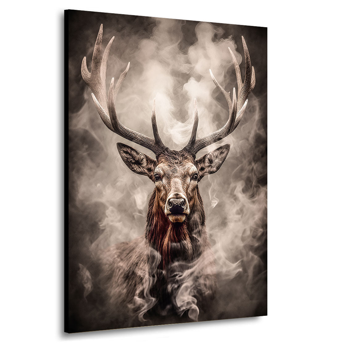 Wandbild Hirsch Natur