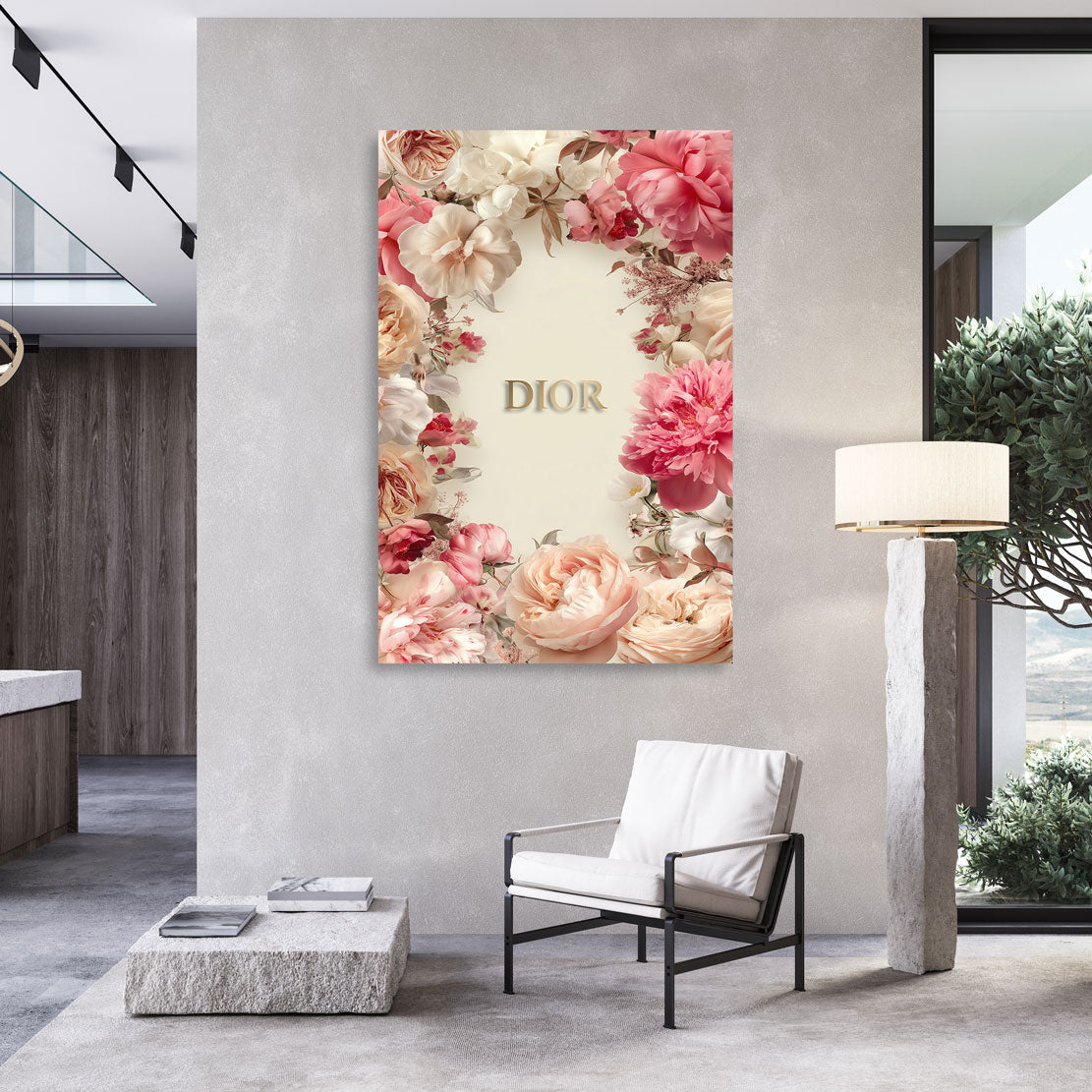 Dior Wandbild Floral Style
