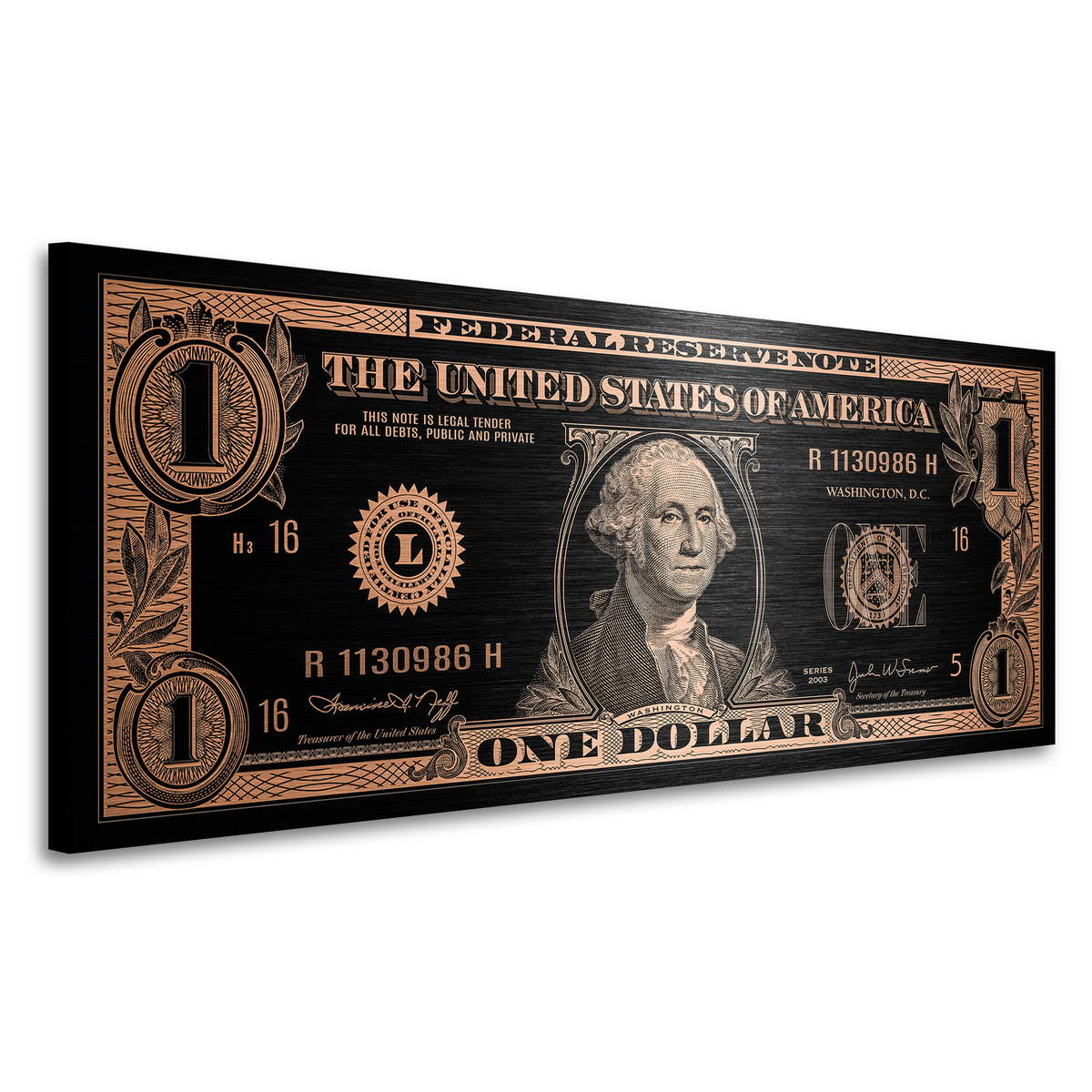 Wandbild Leinwandbild One Dollar Vintage