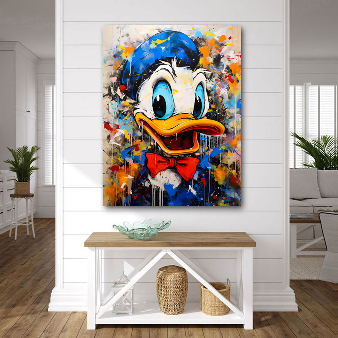 Wandbild Donald Abstrakt