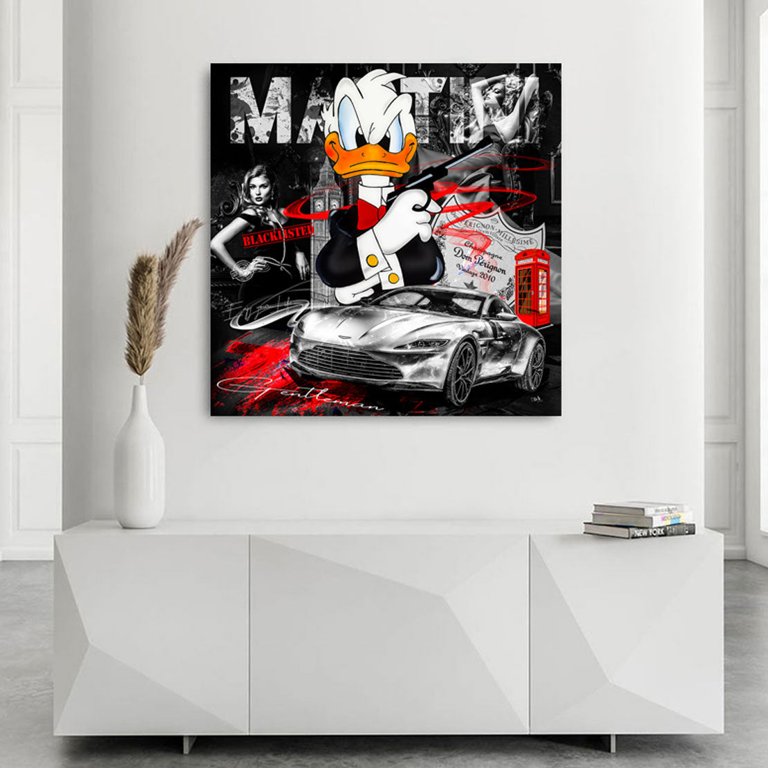 Pop Art Wandbild Donald Bond Modern