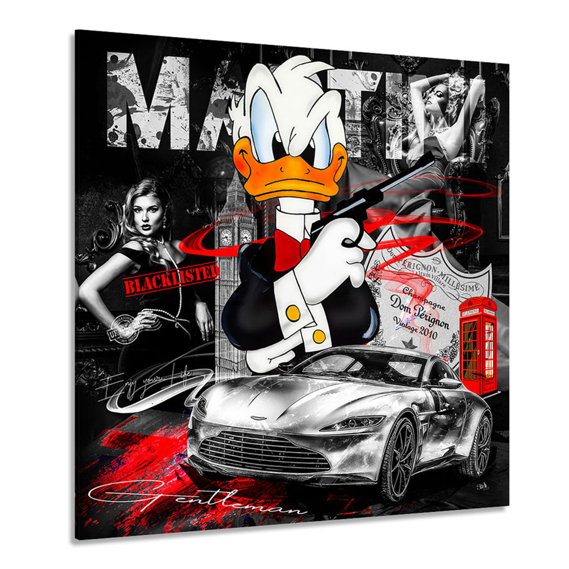 Pop Art Wandbild Donald Bond Modern