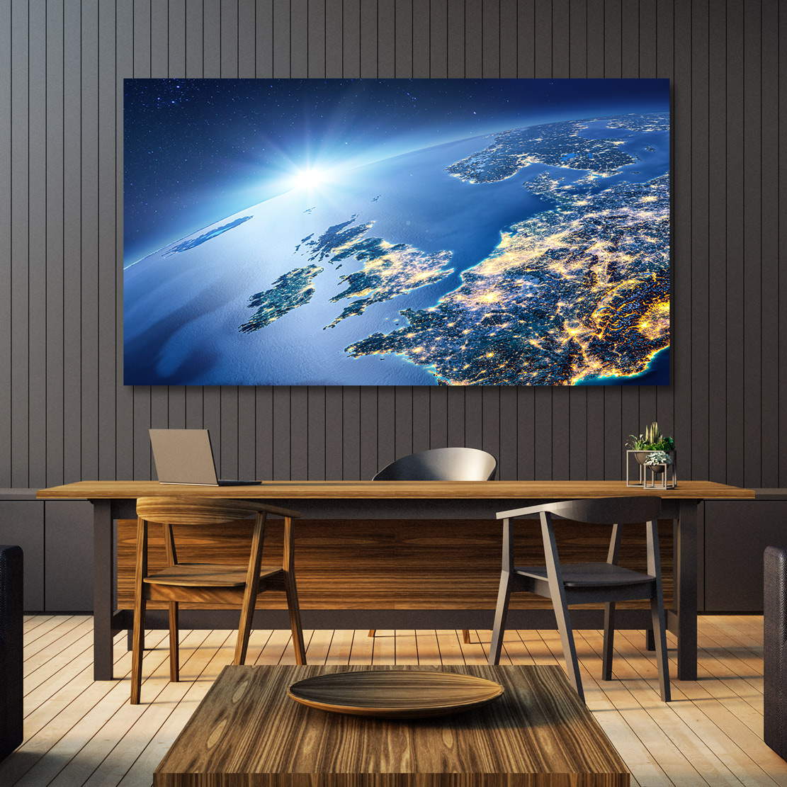 Wandbild Planet Erde