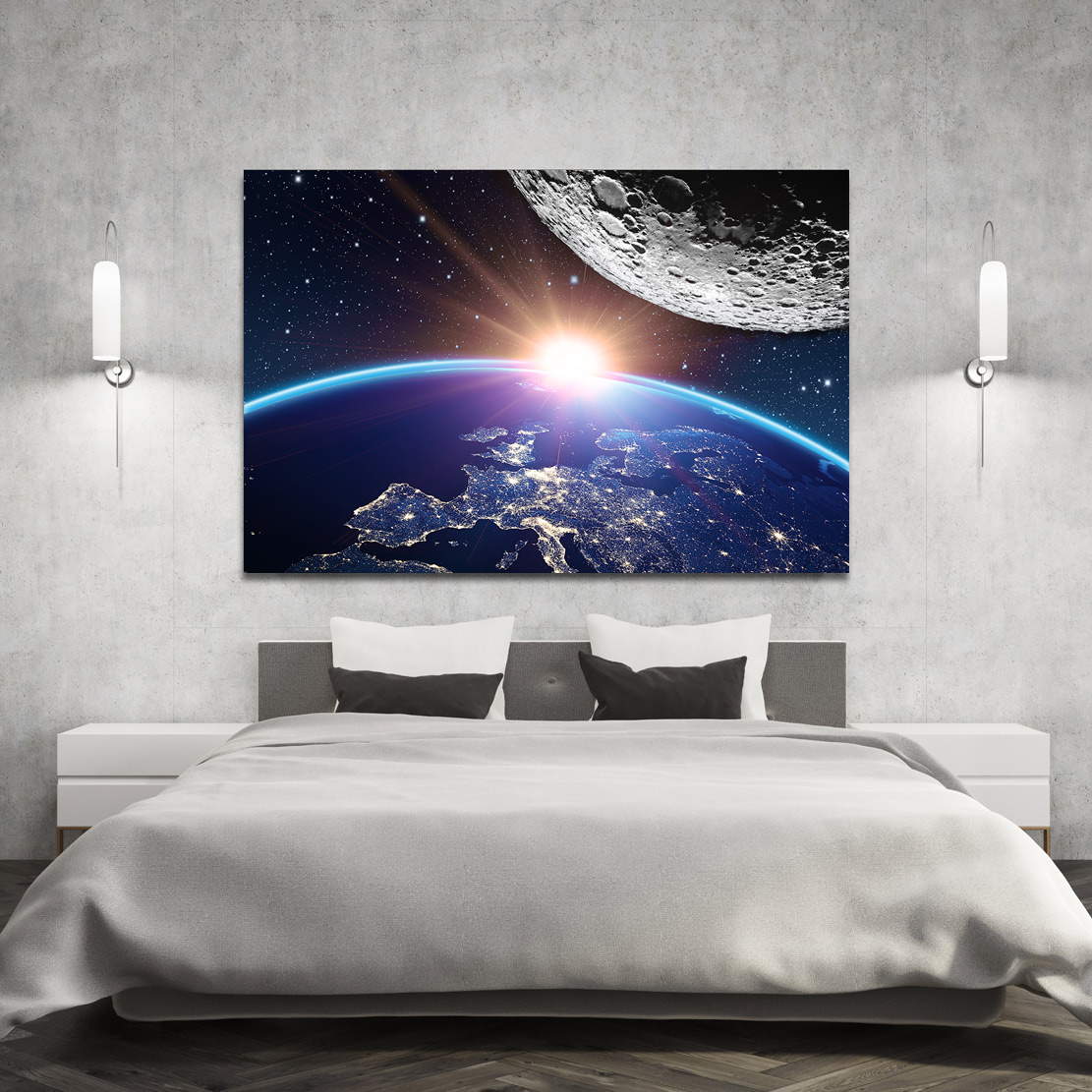 Wandbild Planet Erde