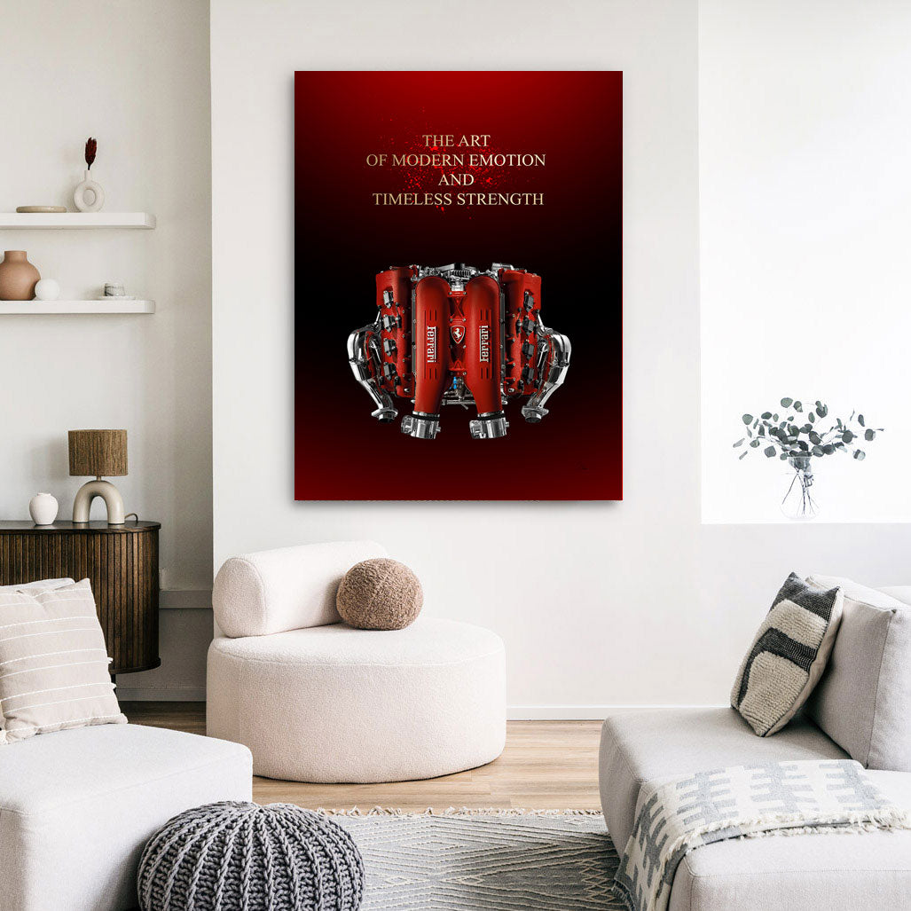 Ferrari Art of Emotion Wandbild