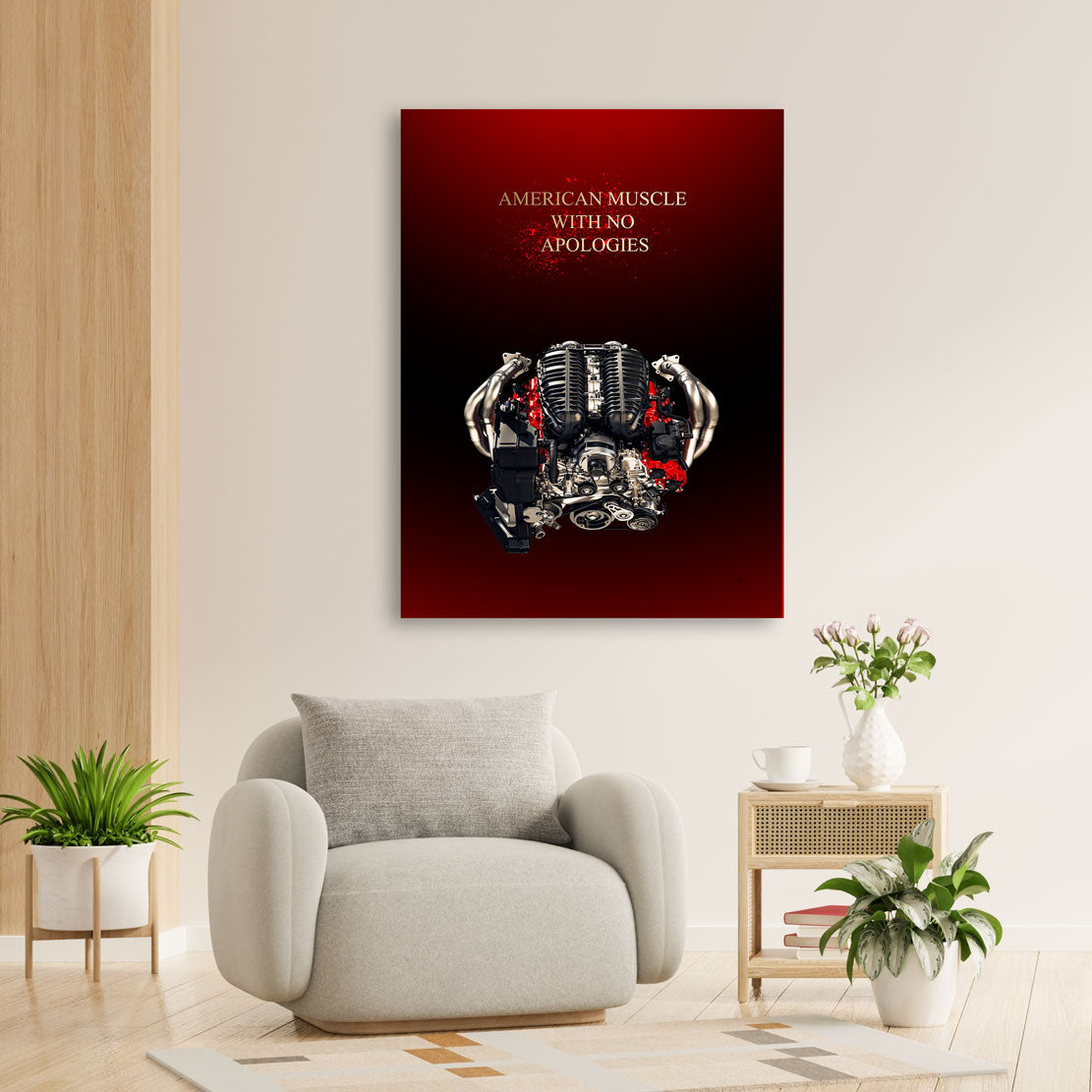 Corvette Art of Emotion Wandbild