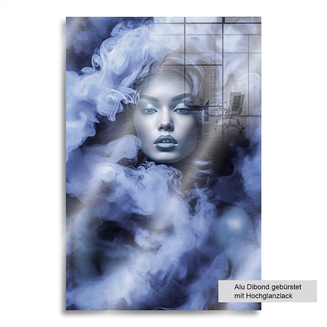 Erotisches Wandbild Smoking Woman