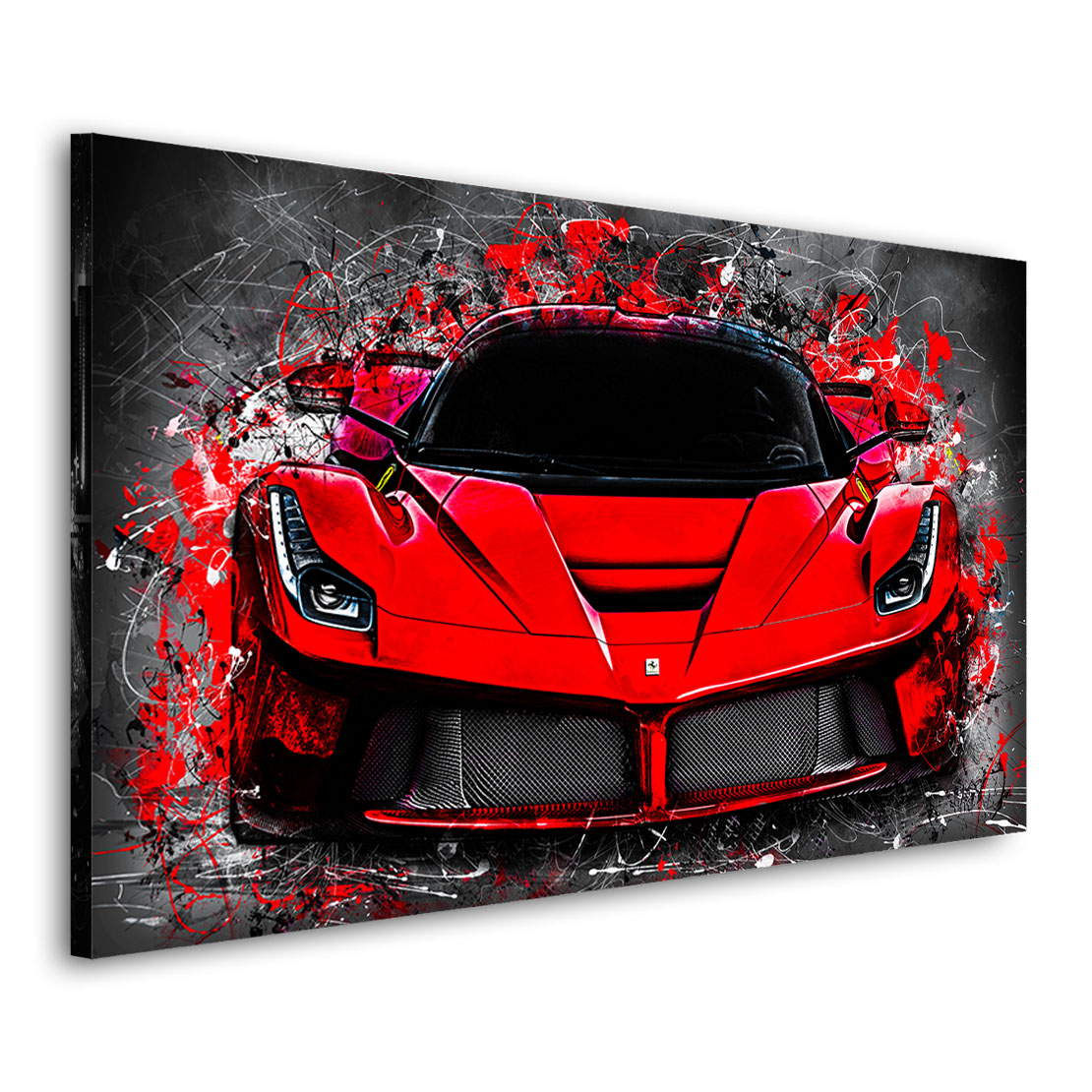 Auto Leinwandbild Ferrari La Ferrari Abstrakt