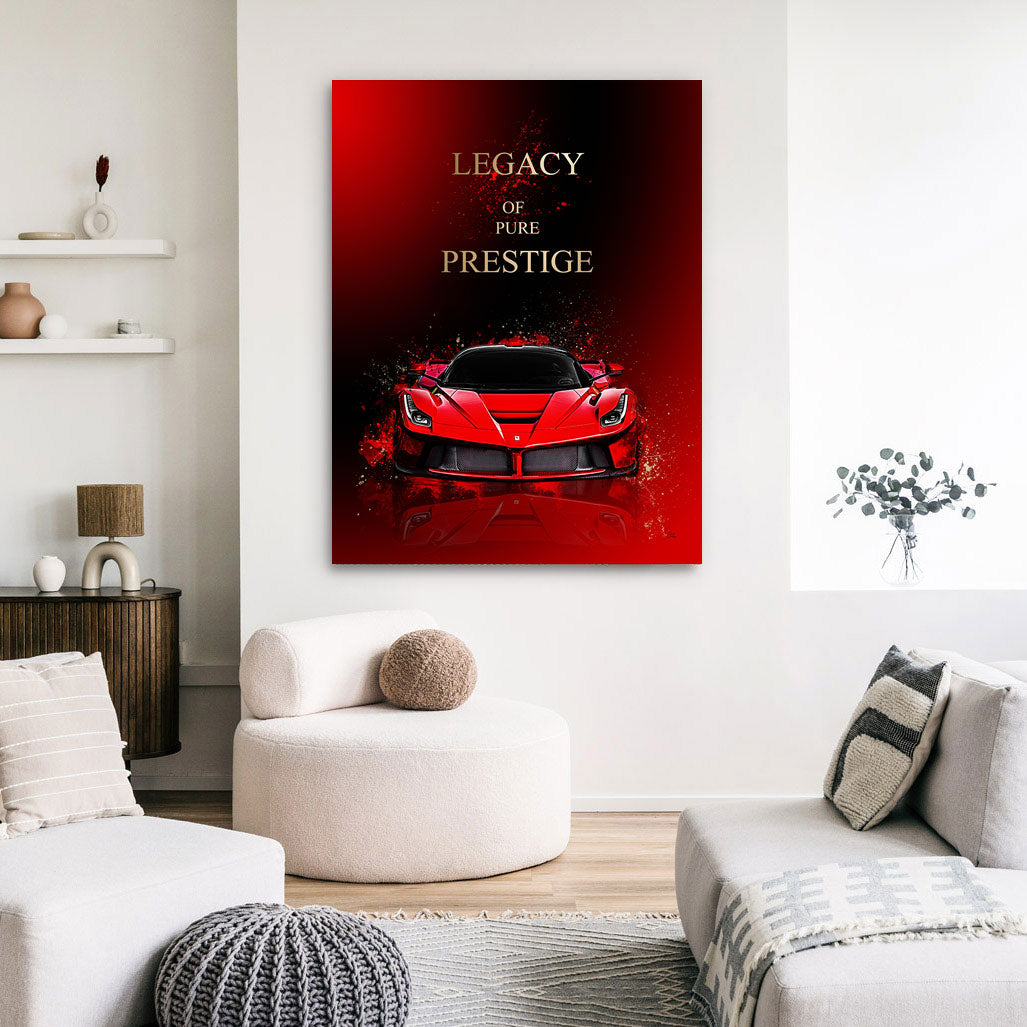 Ferrari Legacy of Prestige Wandbild