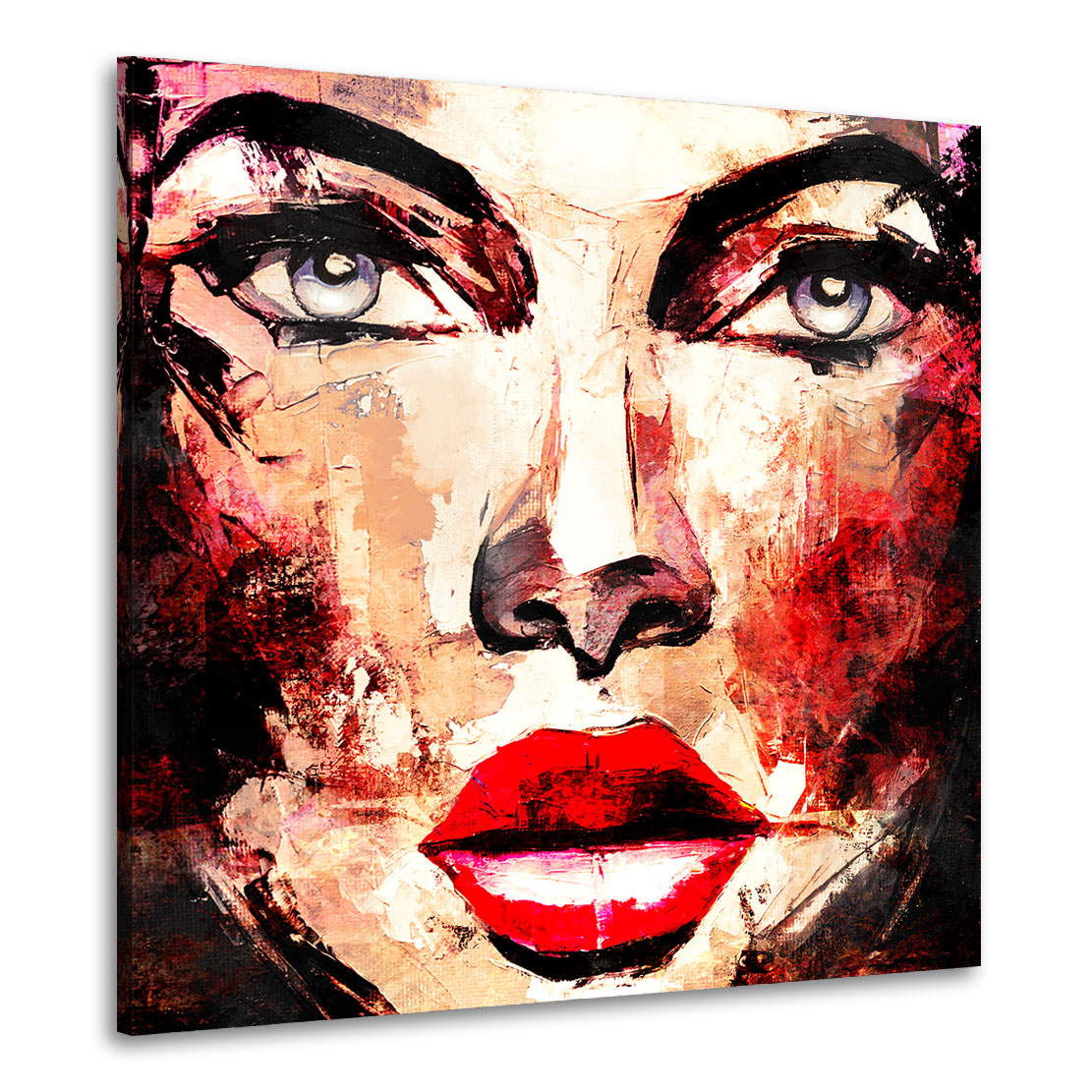 Wandbild Abstrakt Sensual Face