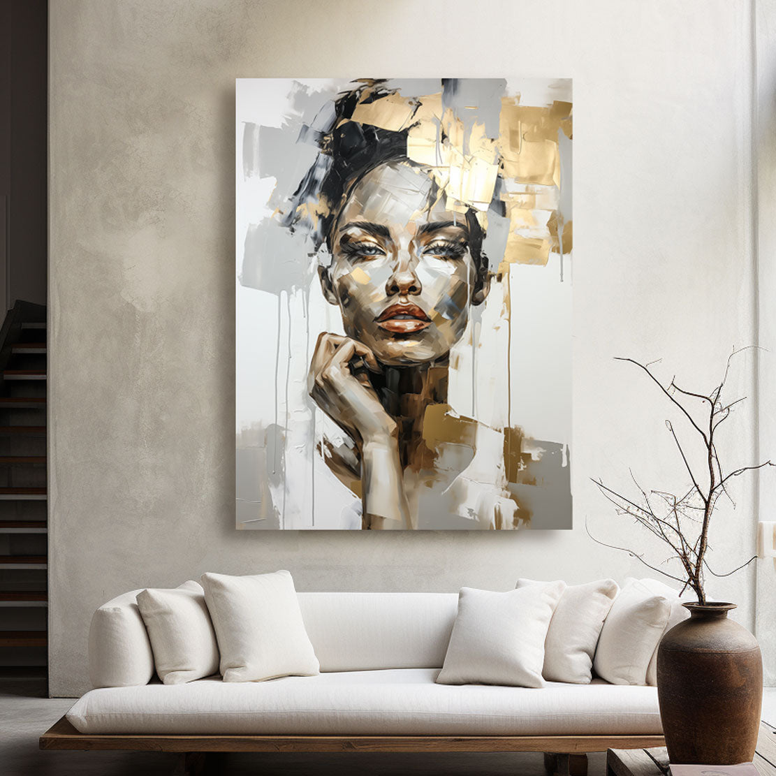 Wandbild Gold Beauty Abstrakt
