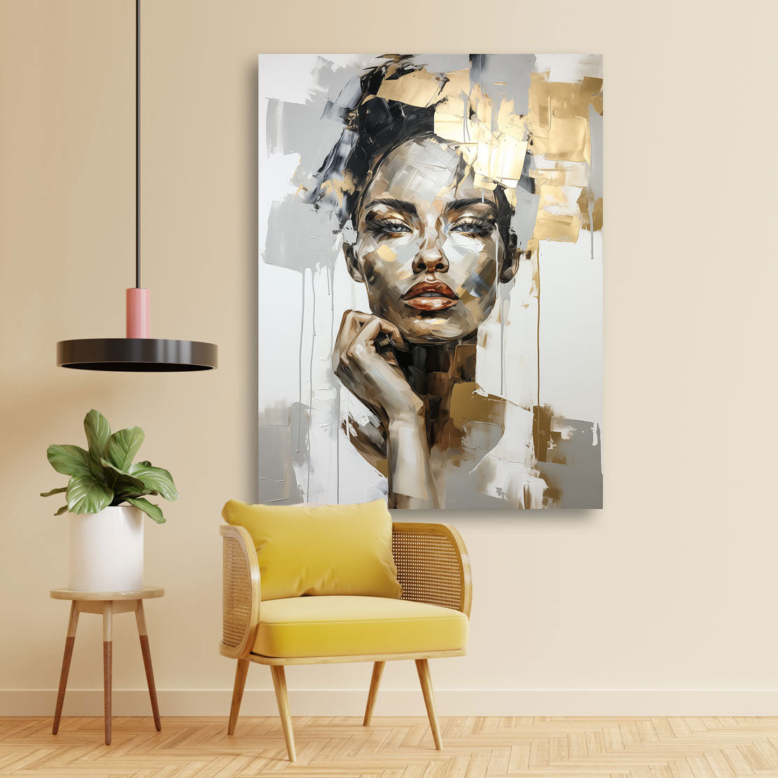 Wandbild Gold Beauty Abstrakt