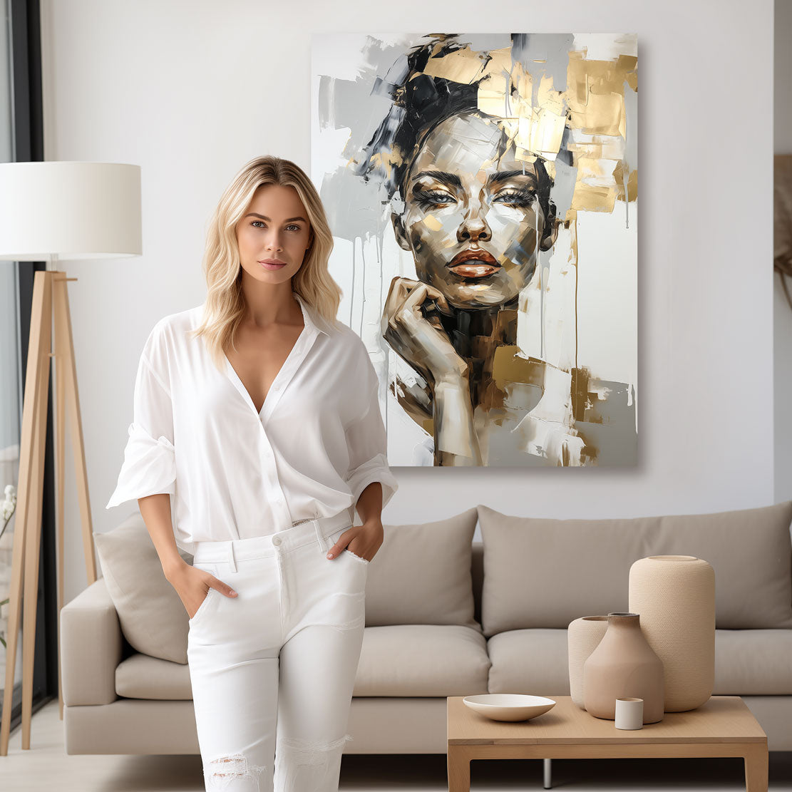 Wandbild Gold Beauty Abstrakt