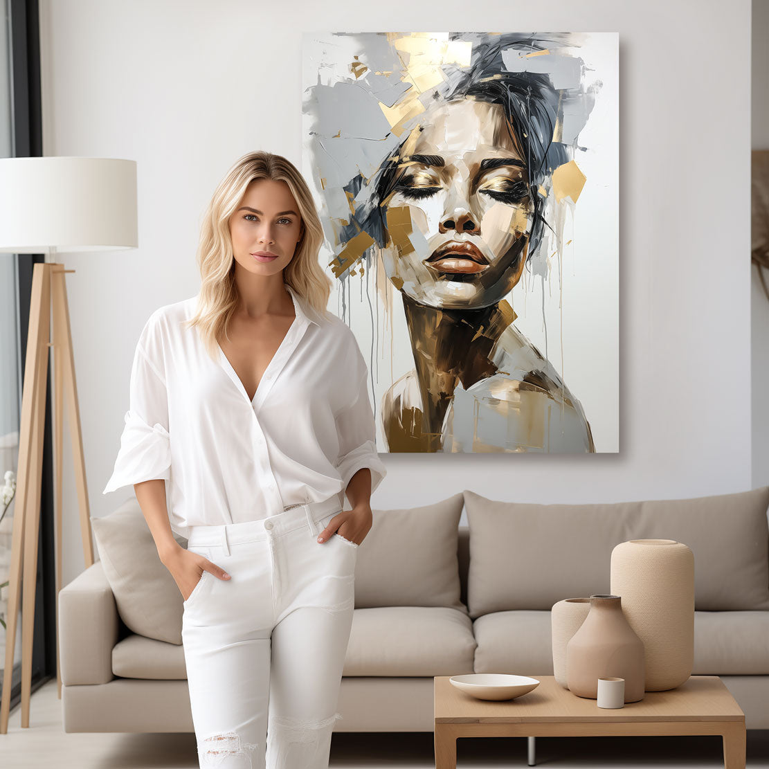 Wandbild Dark Beauty Abstrakt