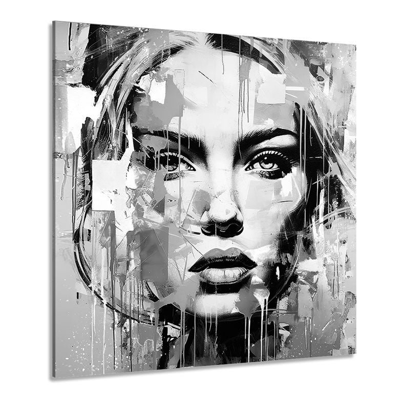Wandbild Abstrakt Beauty Black & White