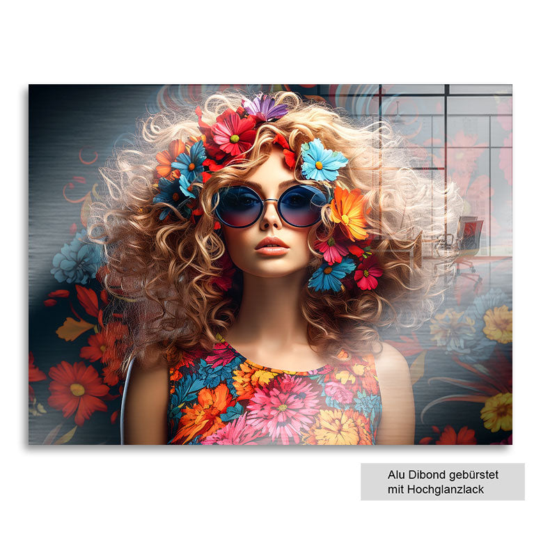 Modernes Wandbild Flower Power