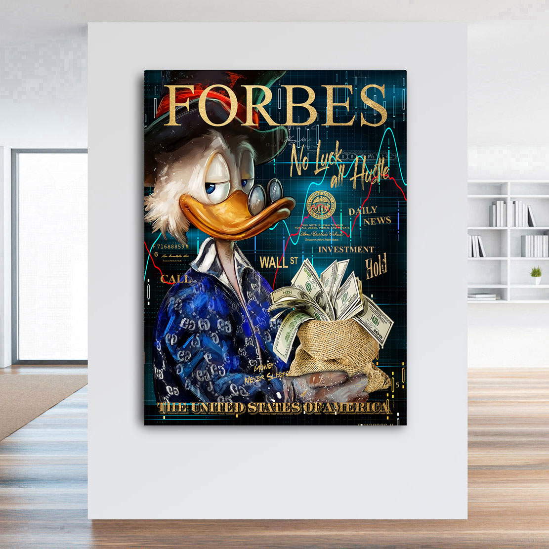 Leinwandbild Dagobert Forbes Pop Art Style