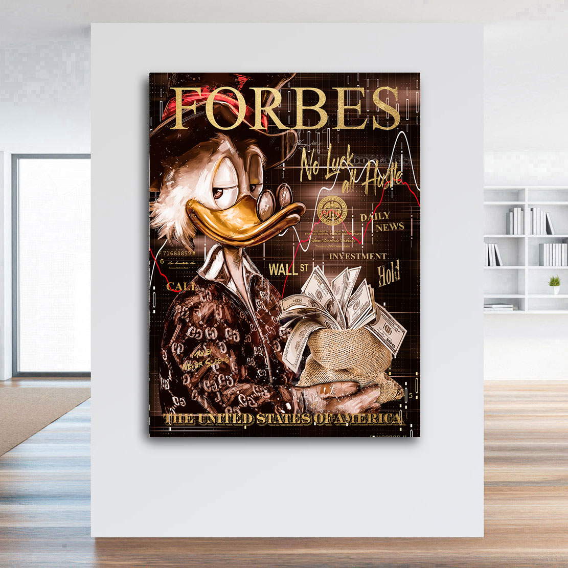 Leinwandbild Dagobert Forbes Pop Art Retro Style