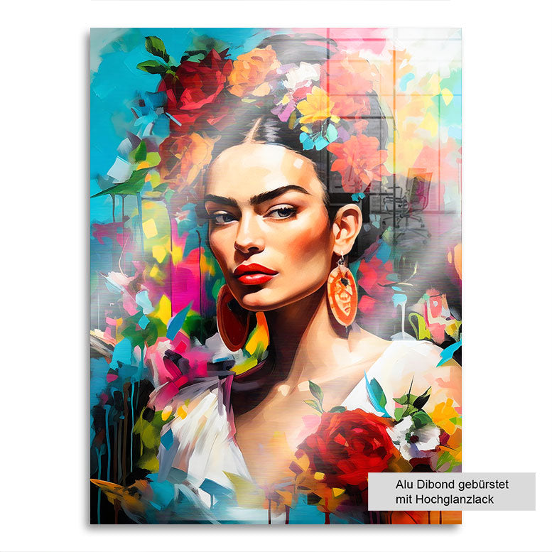 Wandbild Frida Paint Art