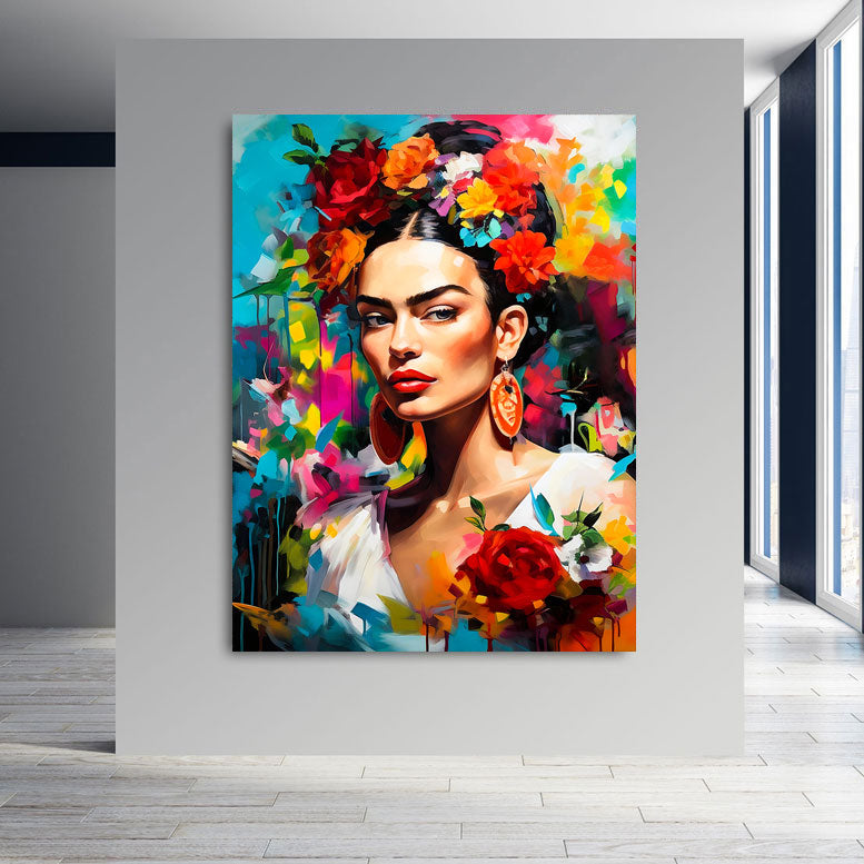 Wandbild Frida Paint Art