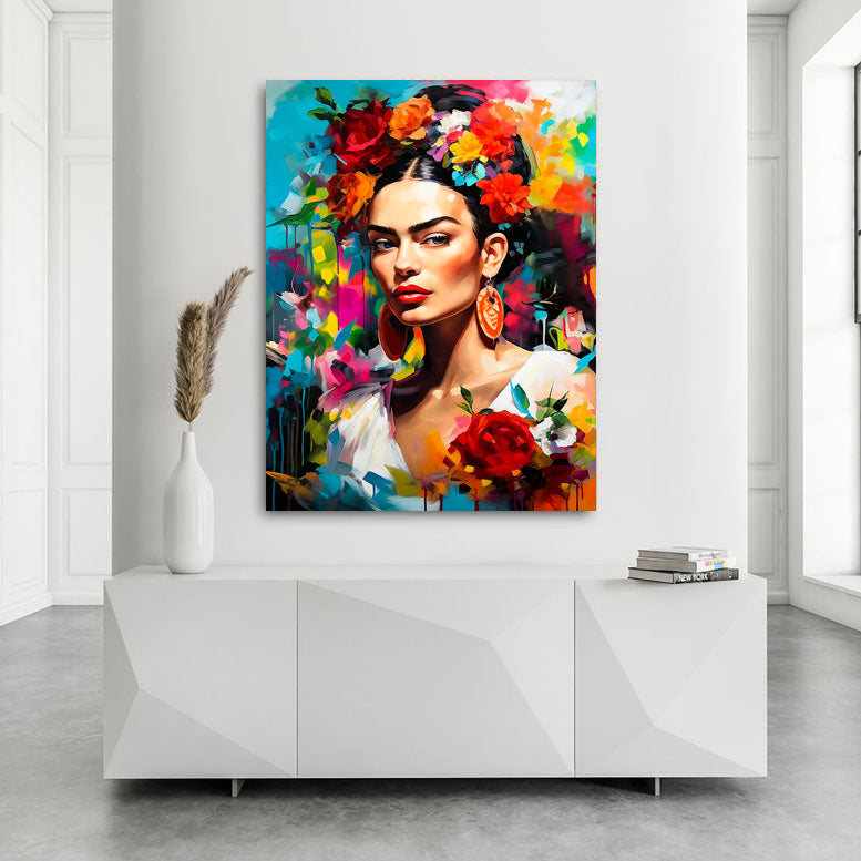 Wandbild Frida Paint Art