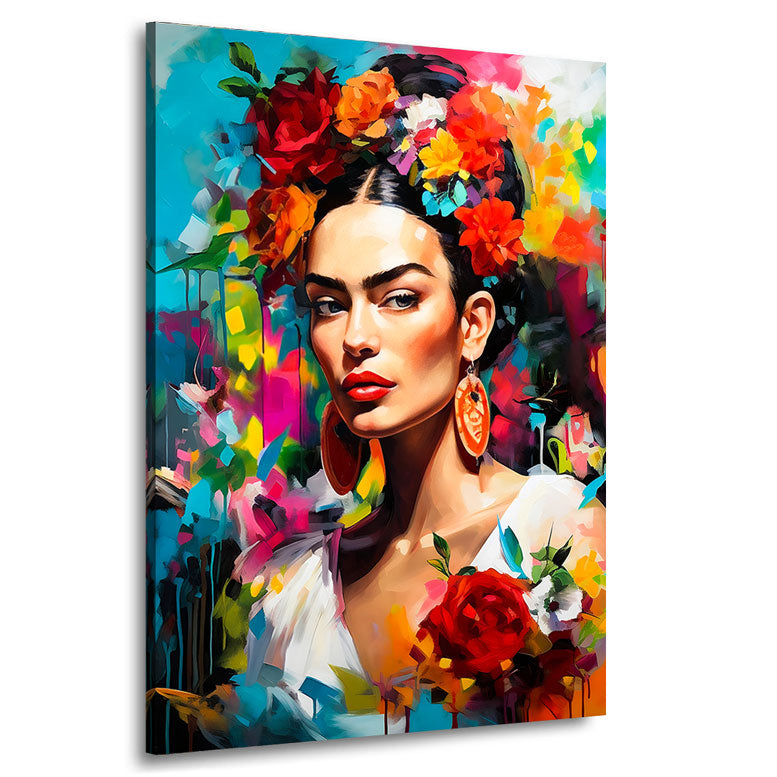 Wandbild Frida Paint Art