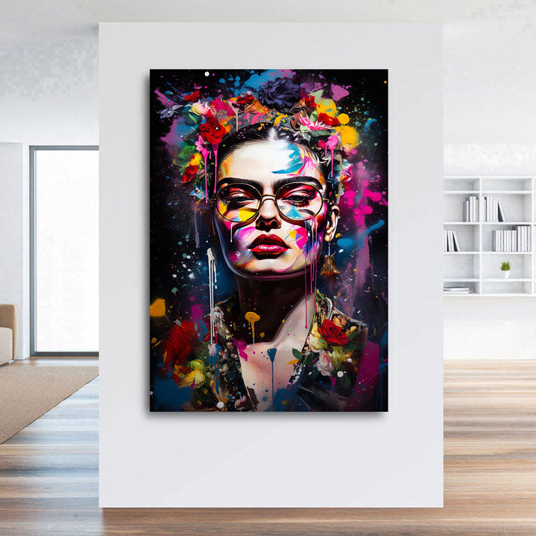 Wandbild Frida Abstrakt Farbsplash