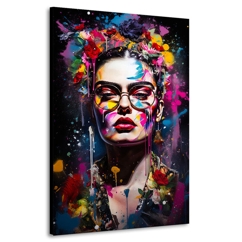 Wandbild Frida Abstrakt Farbsplash