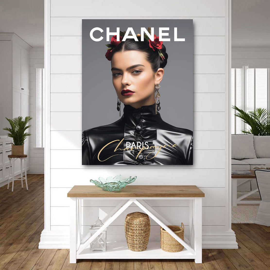 Frida Kahlo Chanel Wandbild