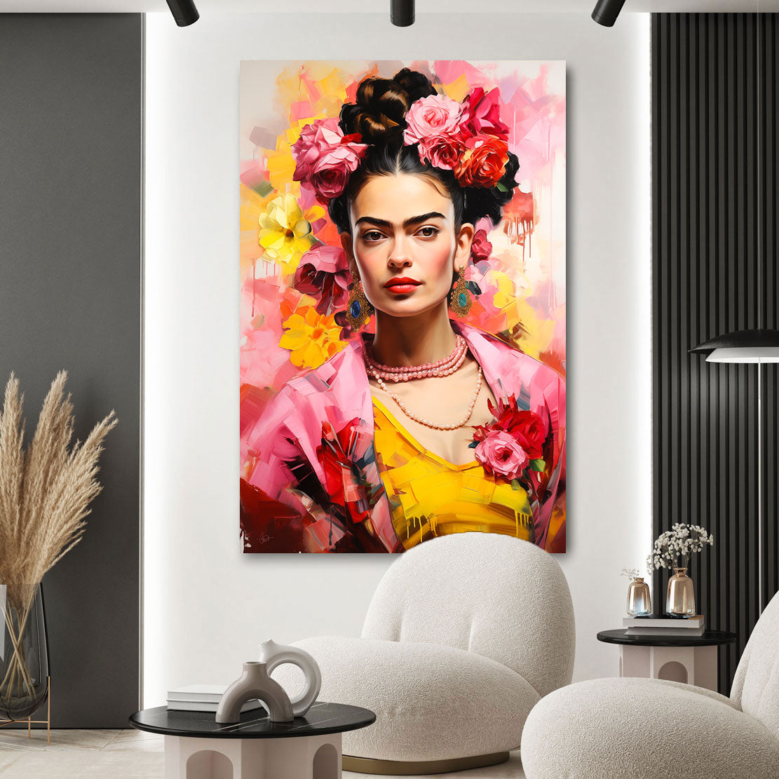 Wandbild Frida Flower Abstrakt