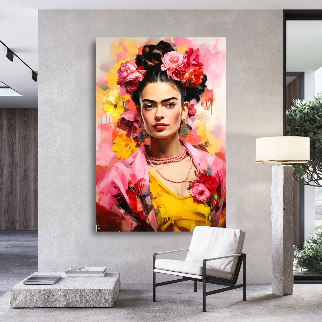 Wandbild Frida Flower Abstrakt