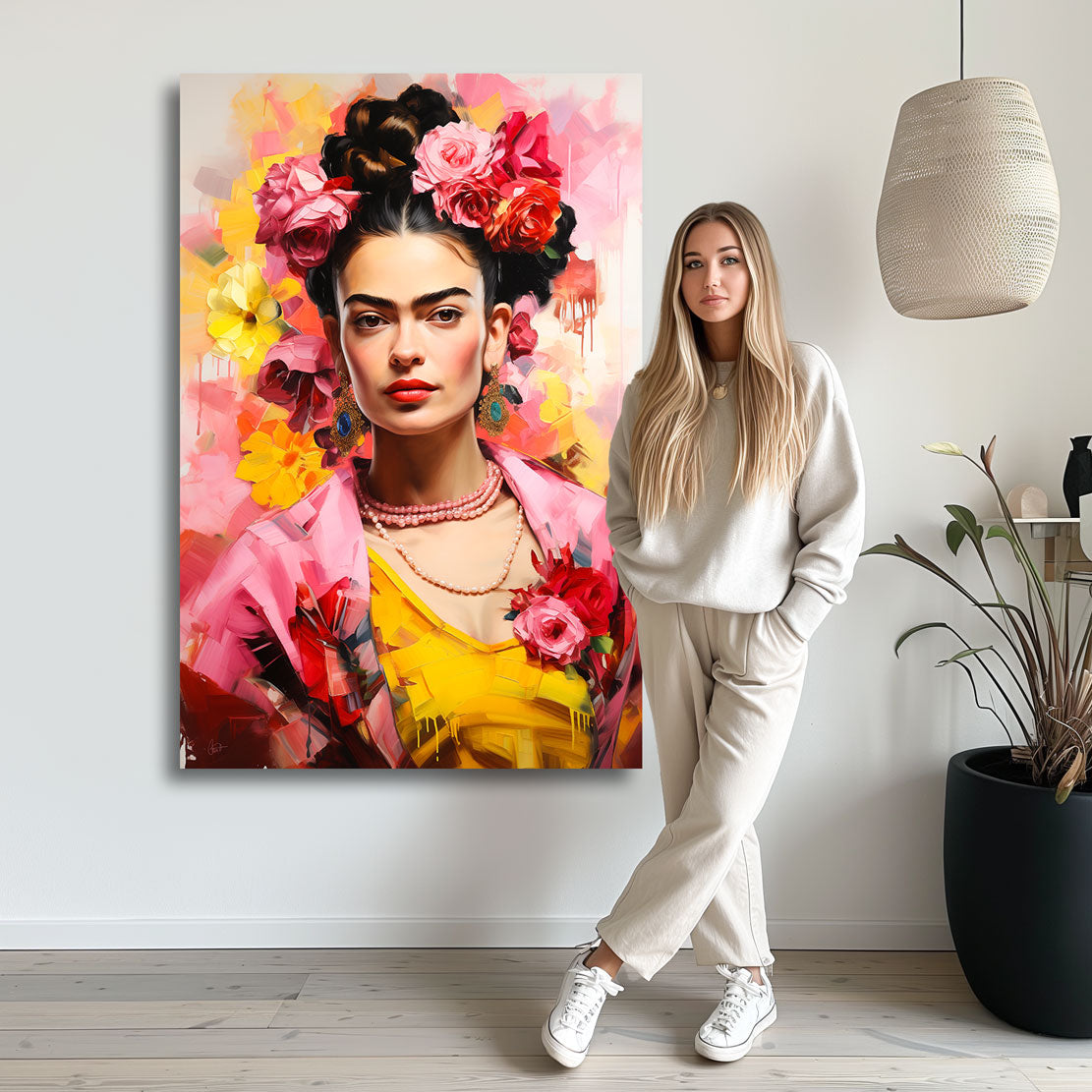 Wandbild Frida Flower Abstrakt