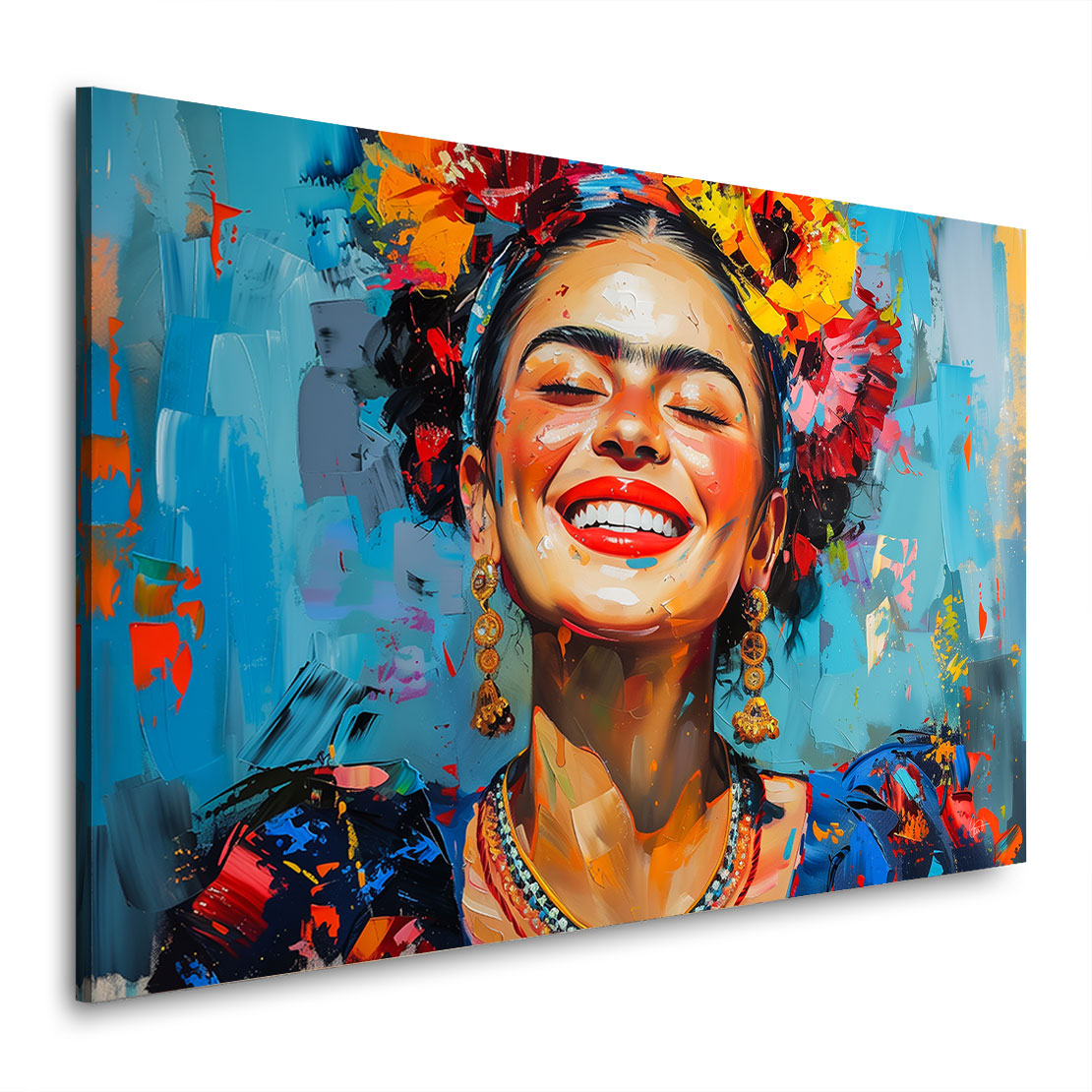 Smiling Frida Wandbild