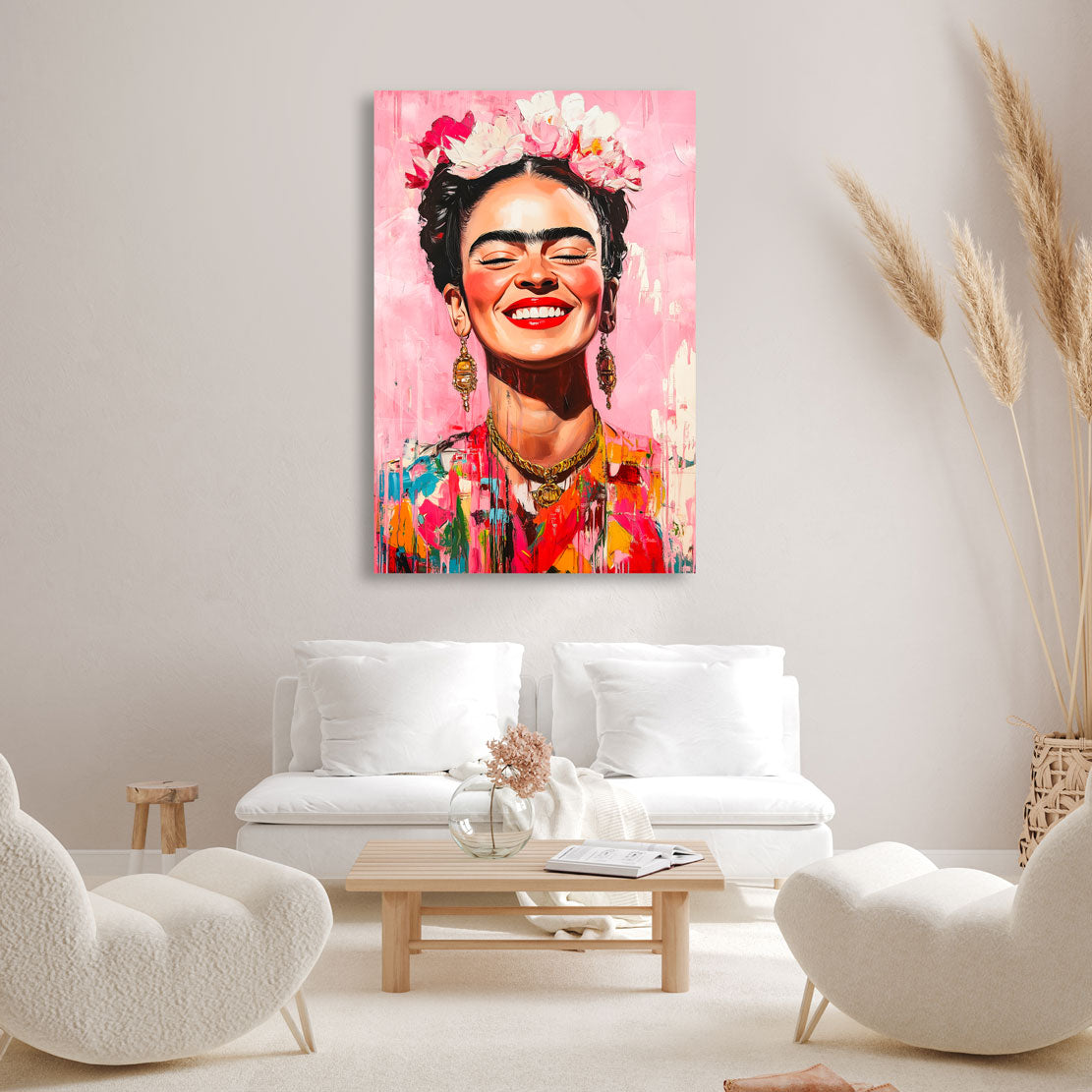 Frida Kahlo Viva Radiance Wandbild