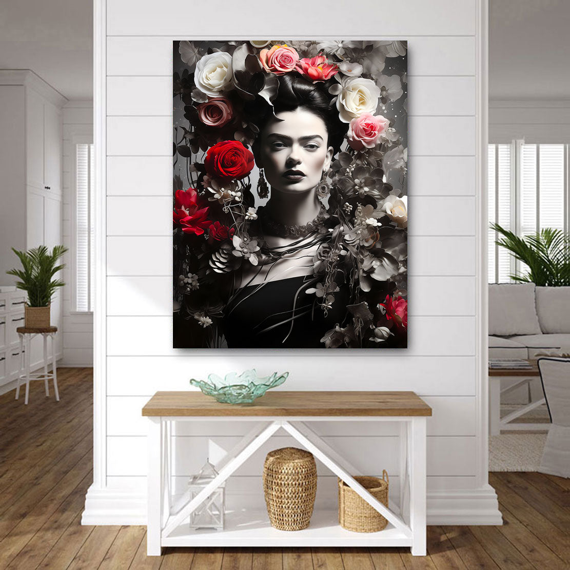 Wandbild Frida Flower Art